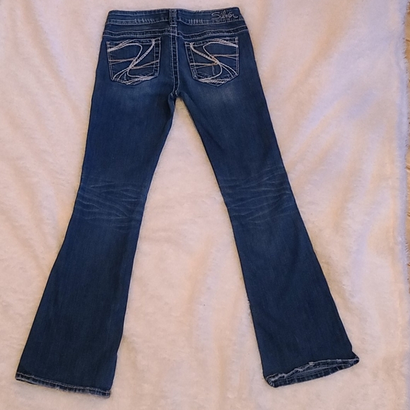 Silver Bootcut Jeans - Picture 2 of 8